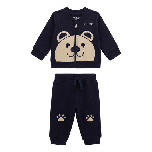 Guess - Blue Bear Cotton Tracksuit