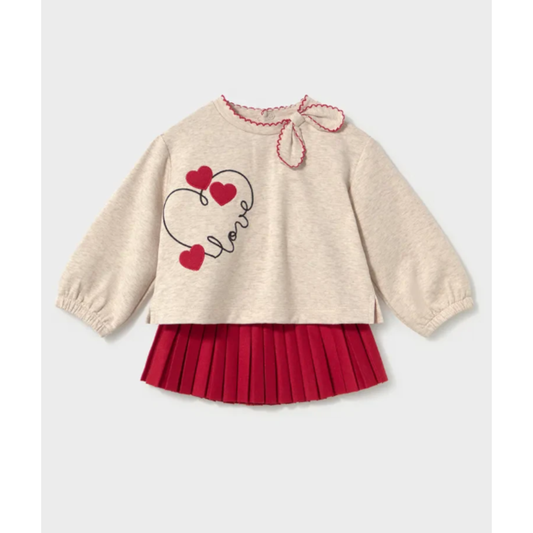 Mayoral - Love Girls Skirt Set