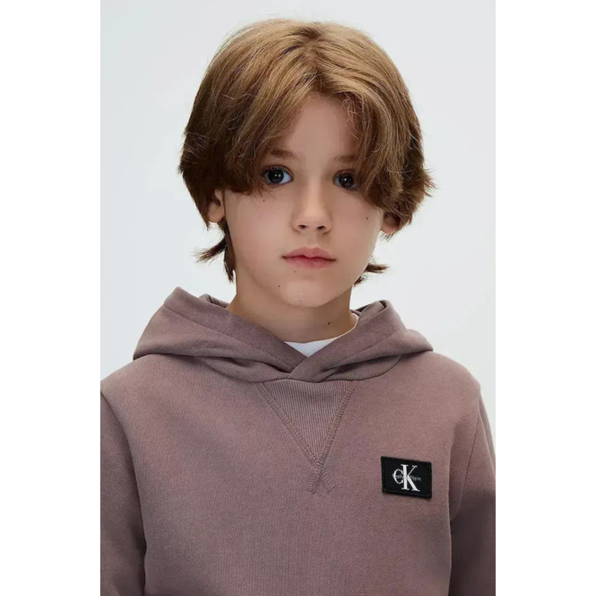 Calvin Klein - Terry CK Woven Label Hoodie