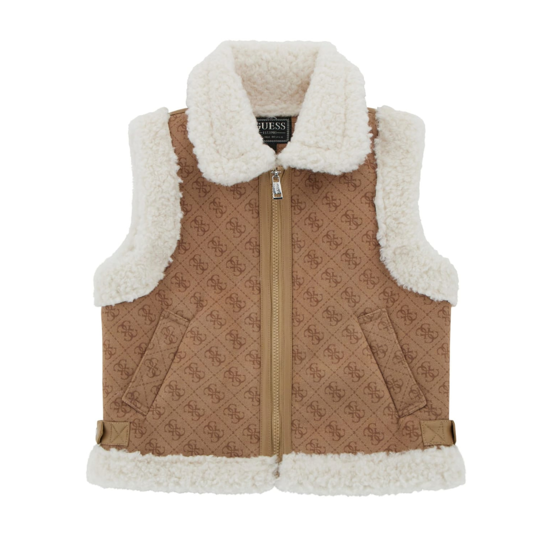 Guess - Suede Logo Gilet