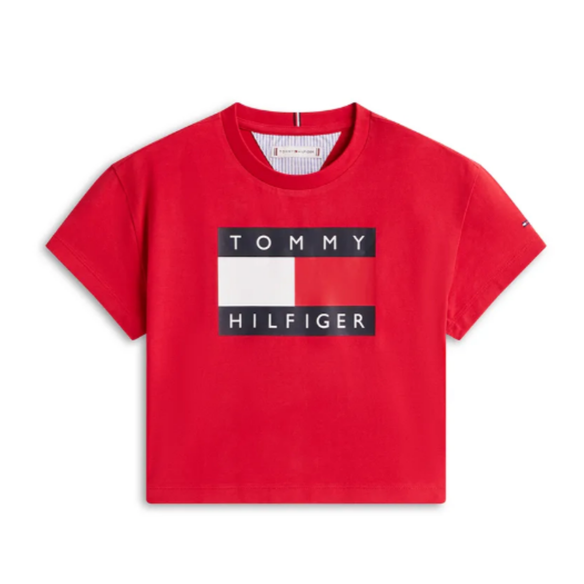 Tommy Hilfiger - Red Girls Heritage Flag Top