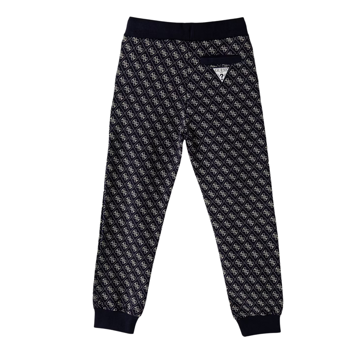 Guess - Blue Logo Cotton Trouser
