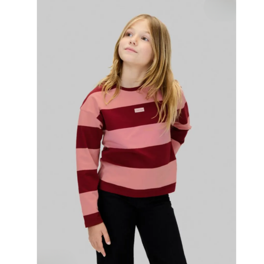 Calvin Klein - Reddish & Pink Lined Top