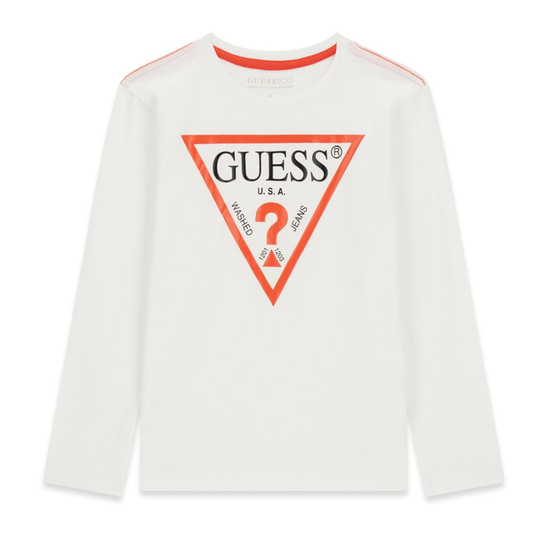 Guess - White Basic Logo Top