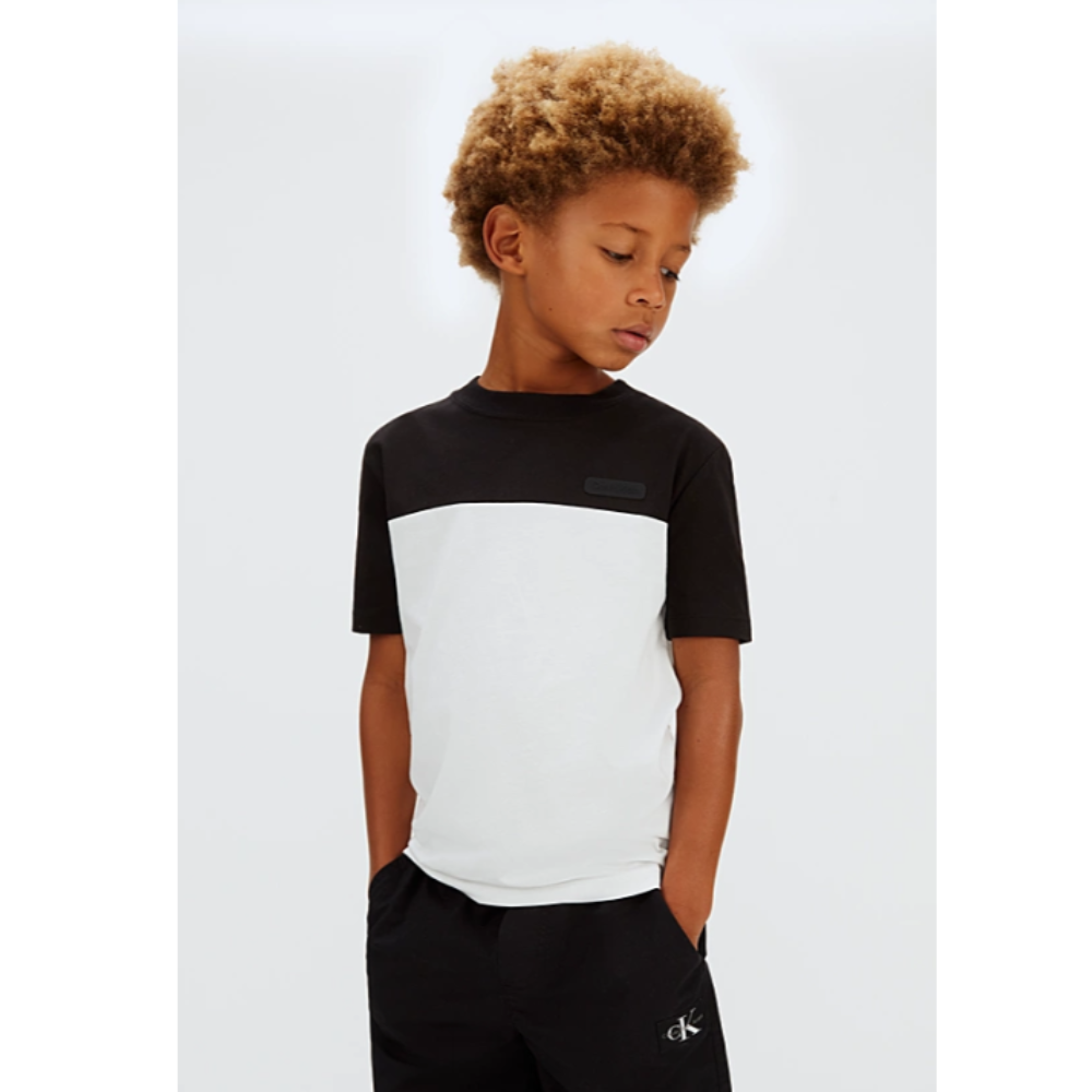 Calvin Klein - Colourblock Black & White Top