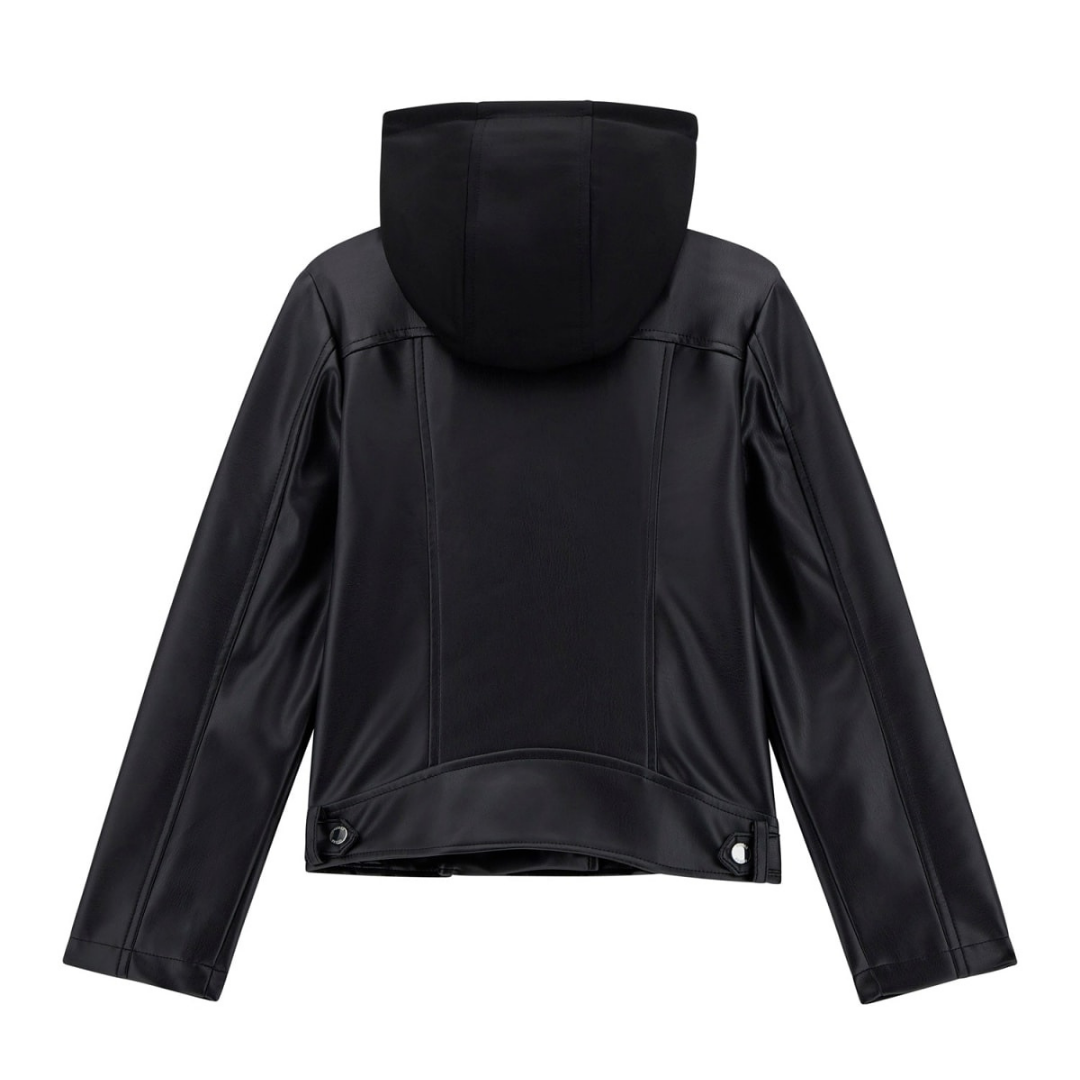 Guess - Black Girls Leather Jacket