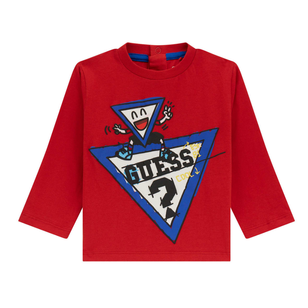 Guess - Red Triangular Face Top