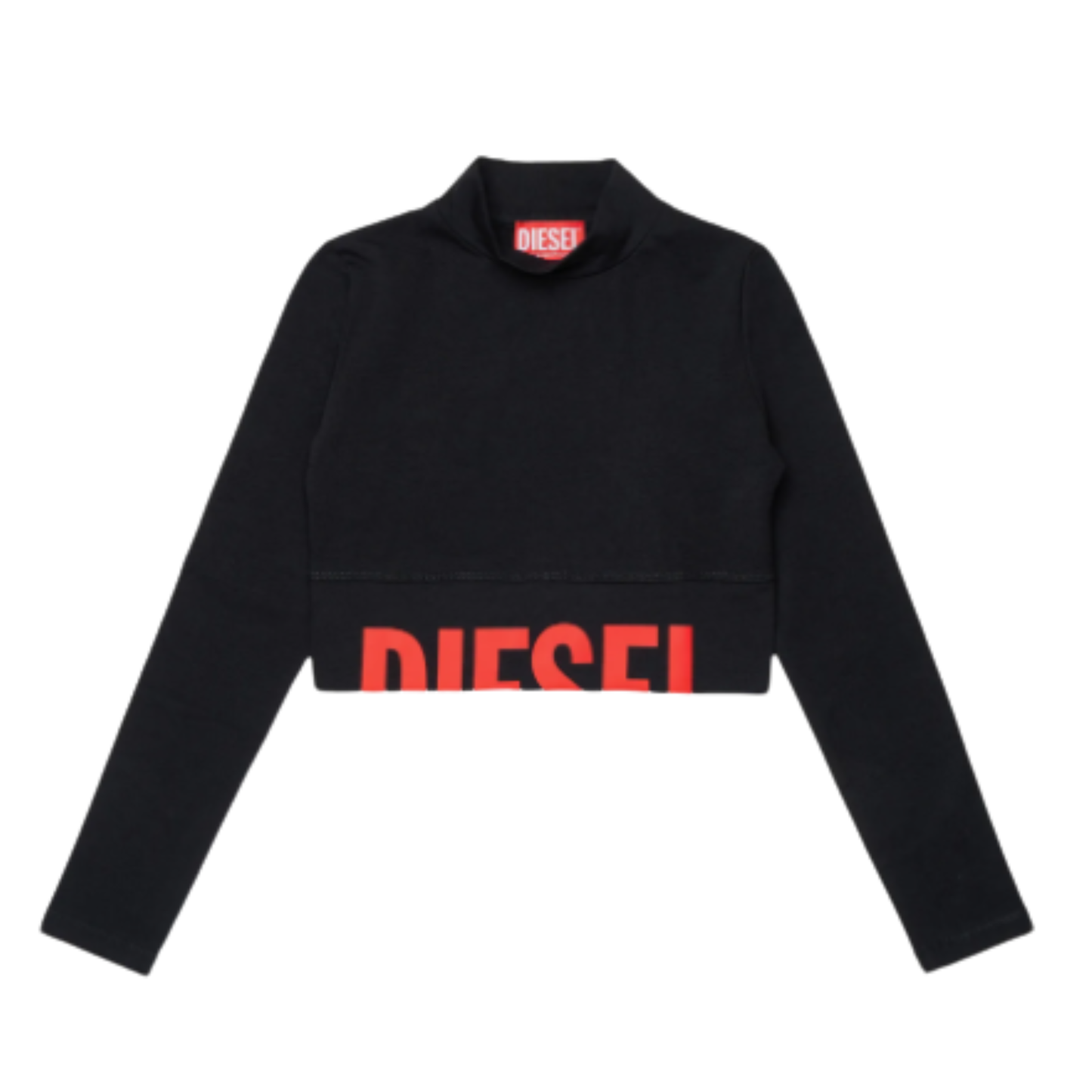 DIESEL - Red Letters Cropped Top
