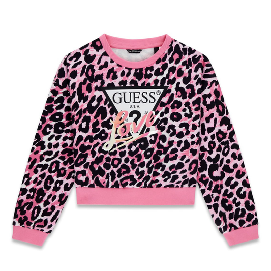 Guess - Pink Leopard Sweatshirt