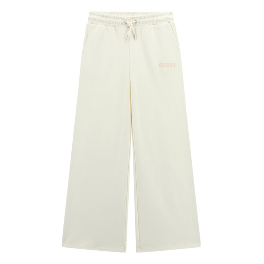 Guess - Light Beige Cotton Girls Trackpant