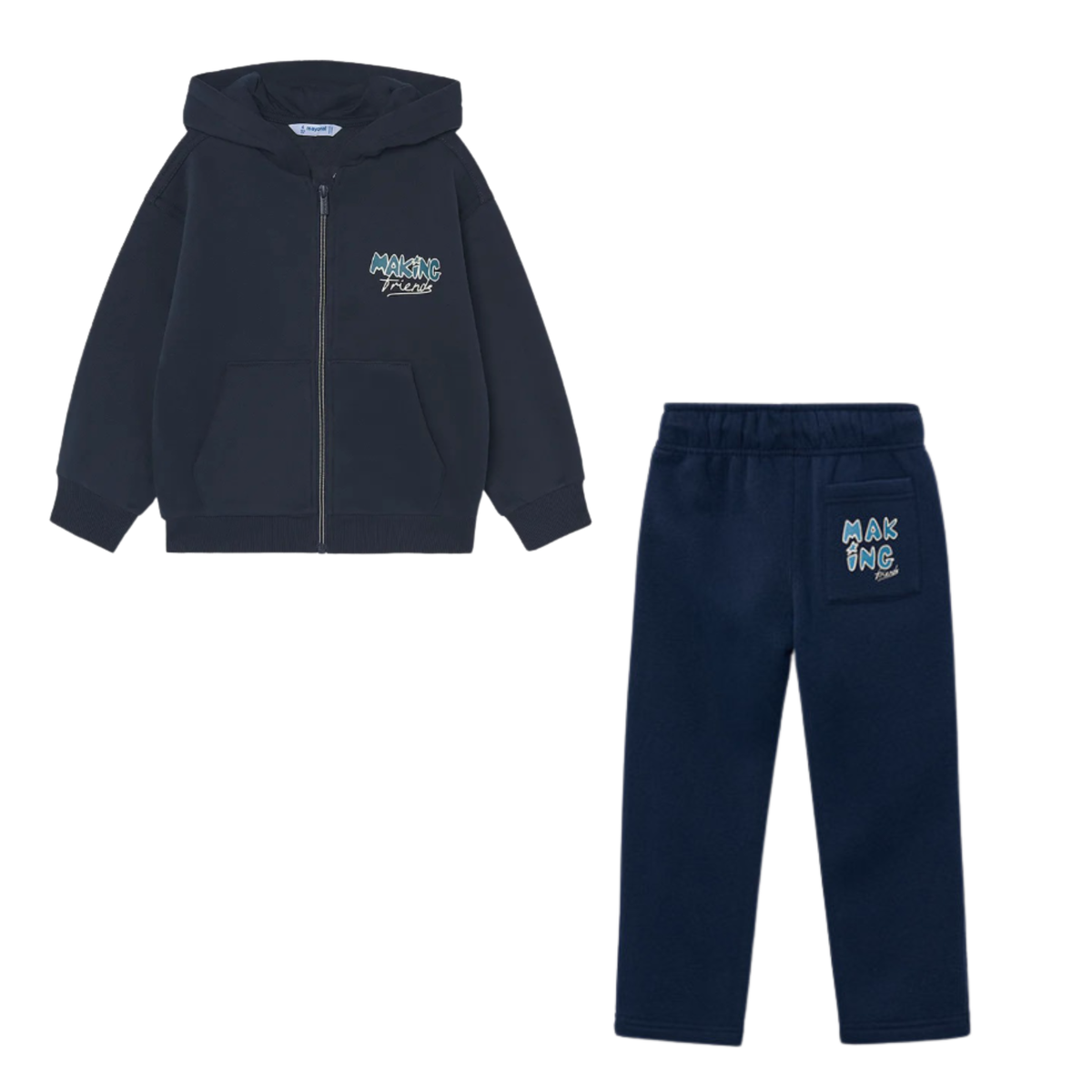 Mayoral - Oversized Hoodie Blue Set