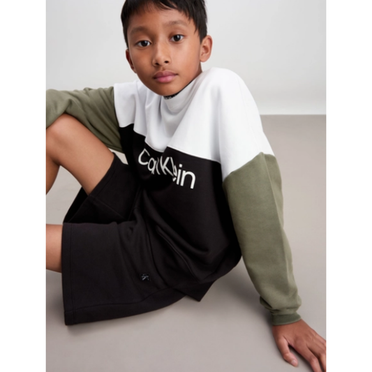 Calvin Klein - Colour block Cotton Sweatshirt