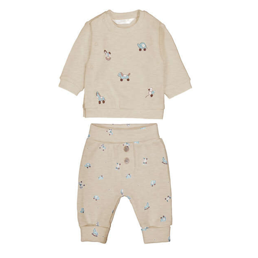 Mayoral - Beige Babies Cotton Set