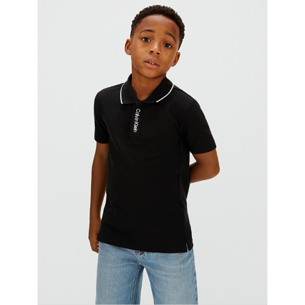 Calvin Klein - Black Polo Summer Blouse