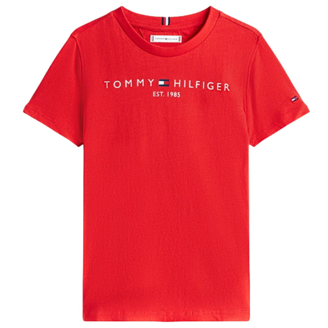 Tommy Hilfiger - Red Unisex Essential Top