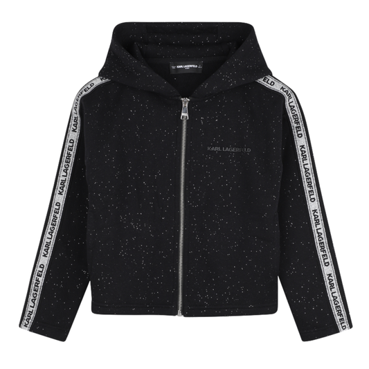 KARL LAGERFELD - Glittery Girls Cotton Jacket