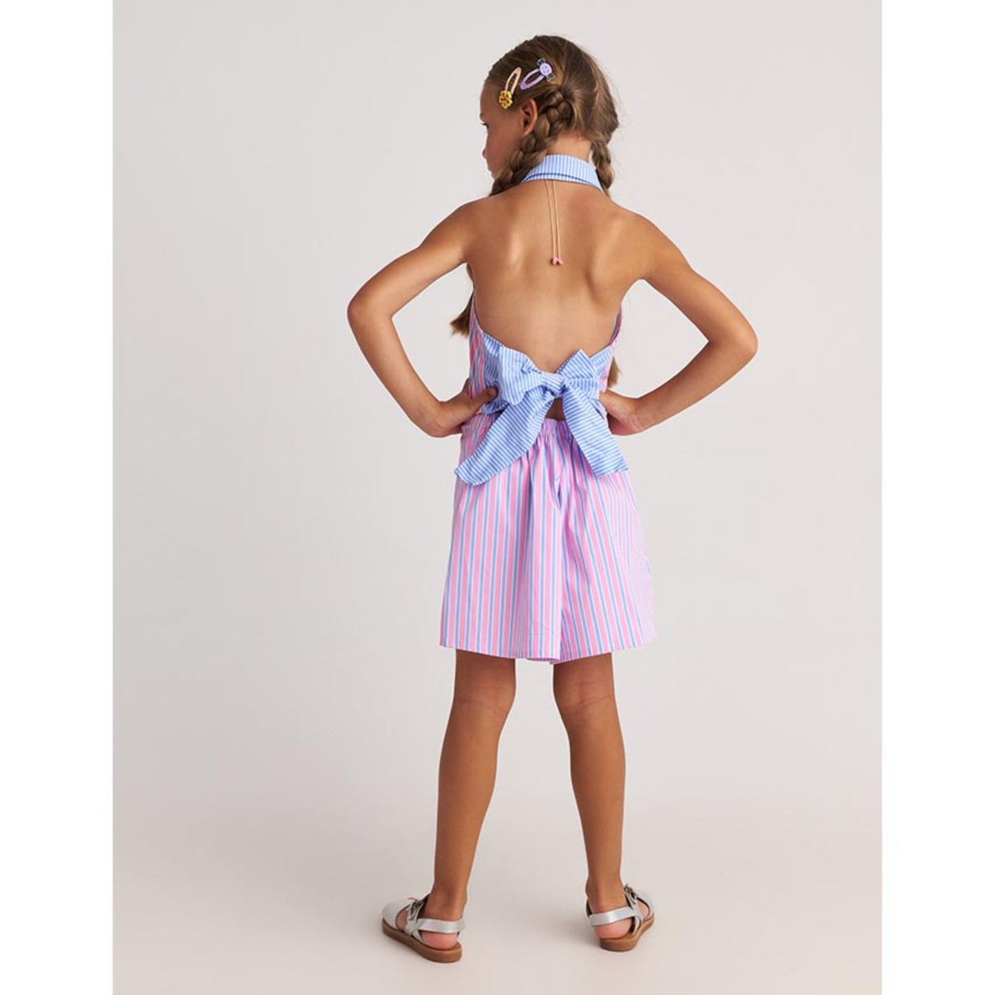 Two in a Castle - The Cool Backless Shirt Playsuit