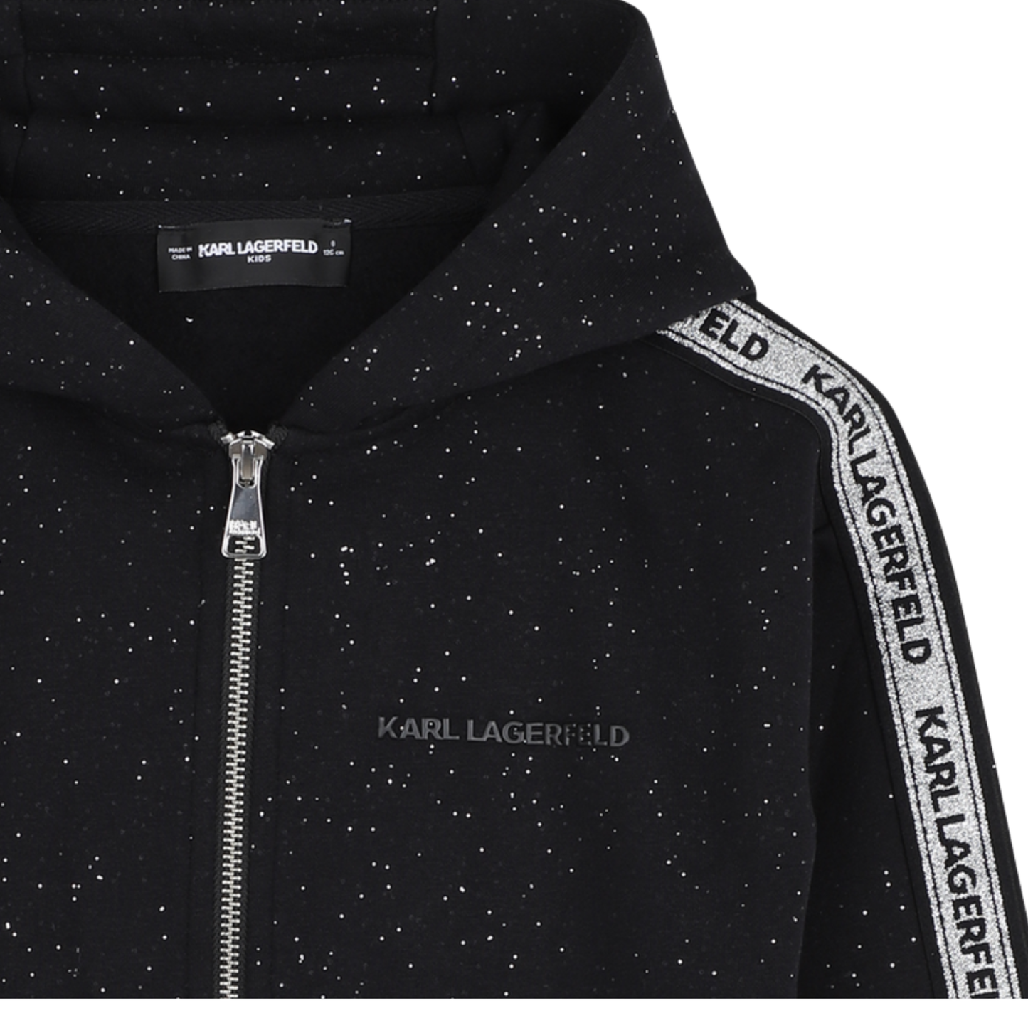 KARL LAGERFELD - Glittery Girls Cotton Jacket