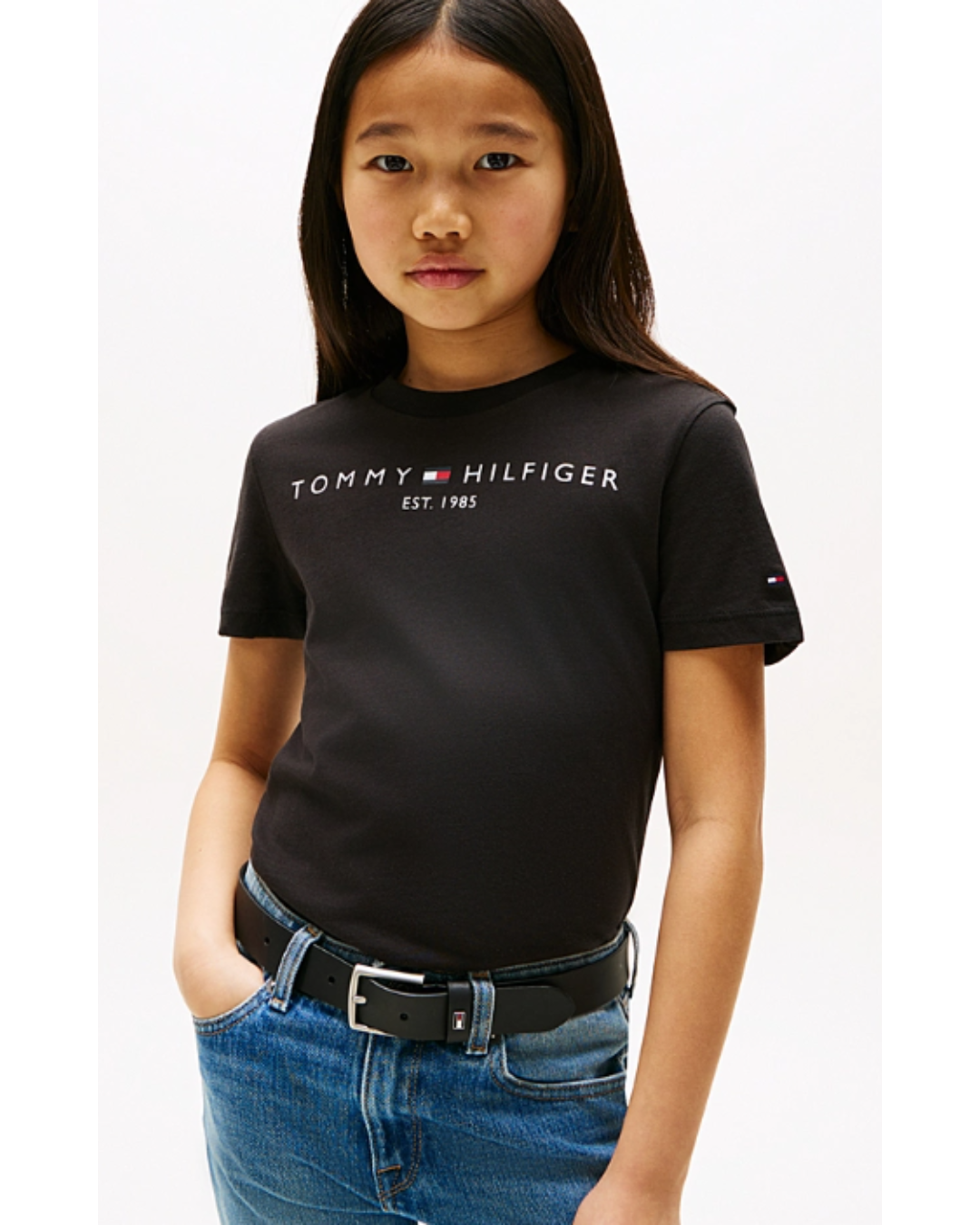 Tommy Hilfiger - Black Unisex Essential Top