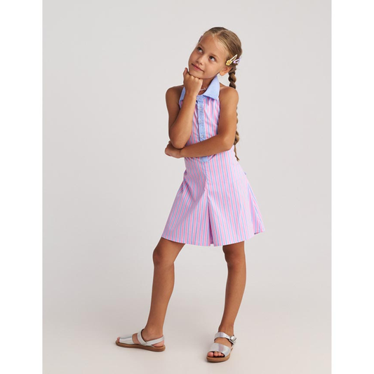 Two in a Castle - The Cool Backless Shirt Playsuit