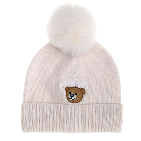 Guess - Beige Bear Hat