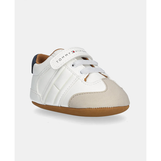 Tommy Hilfiger - White Low Cut Velcro Soft Shoes