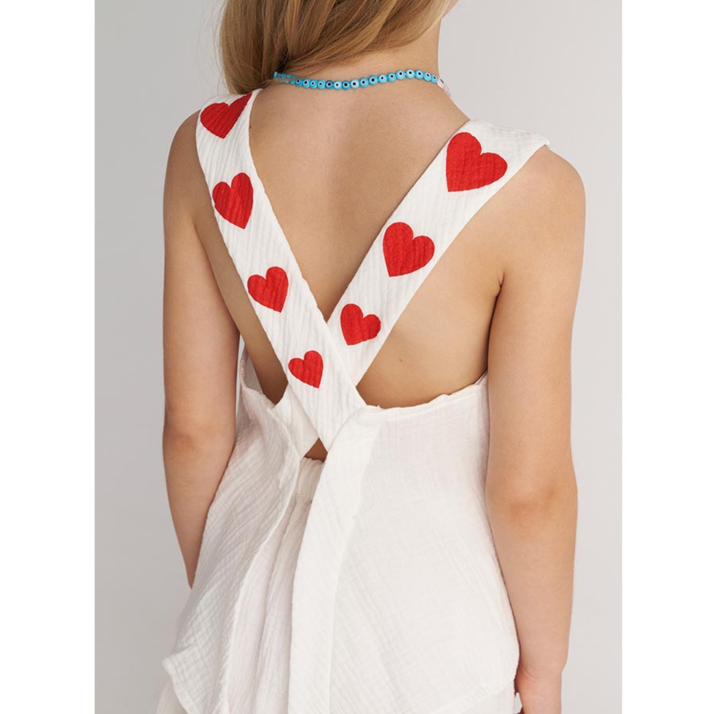 Two in a Castle - The Hearts Set Backless Top & Shorts