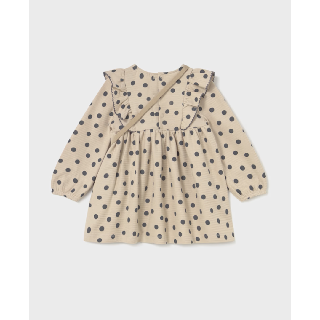 Mayoral - Beige with Dots & Bag Dress