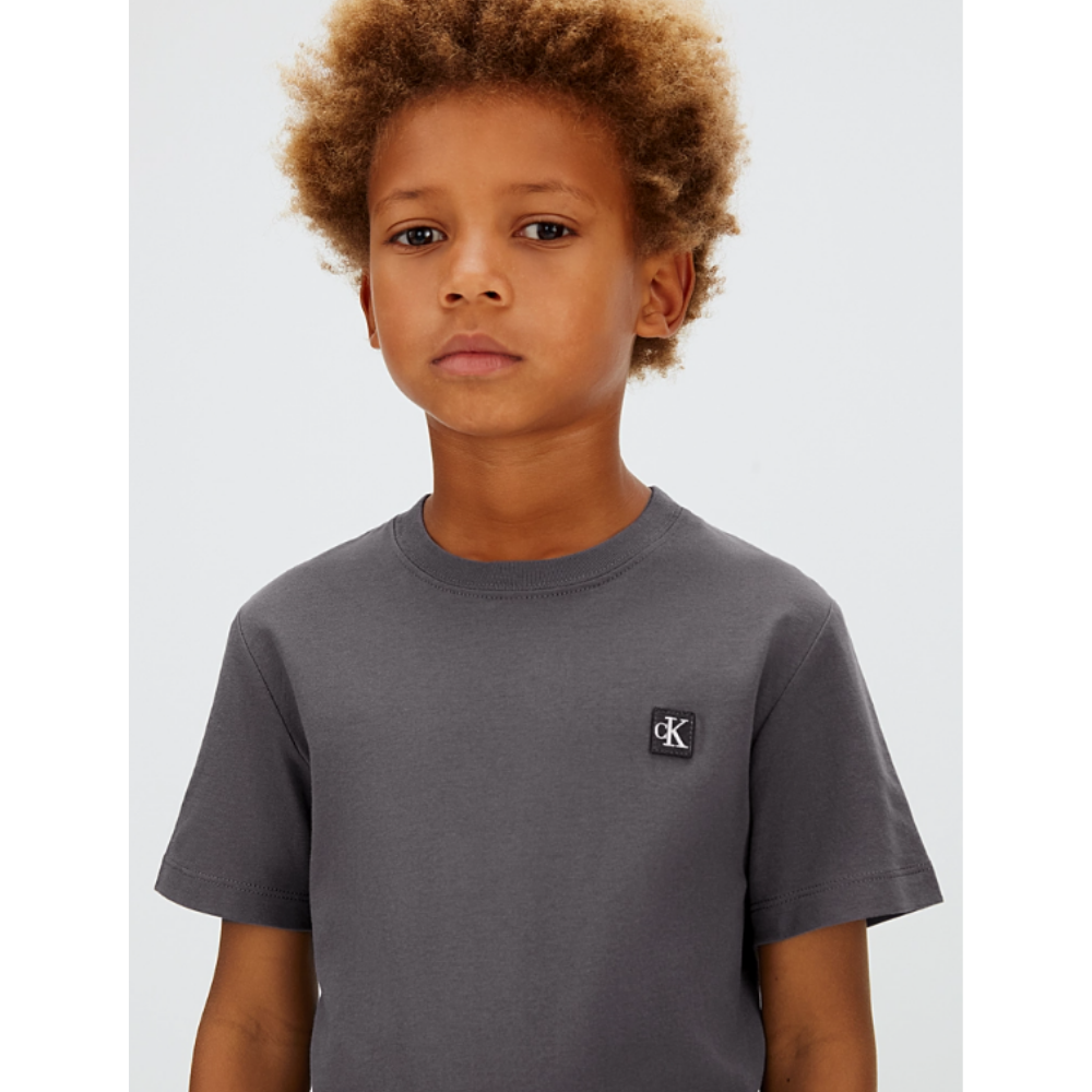 Calvin Klein - Grey Unisex Small Logo Top