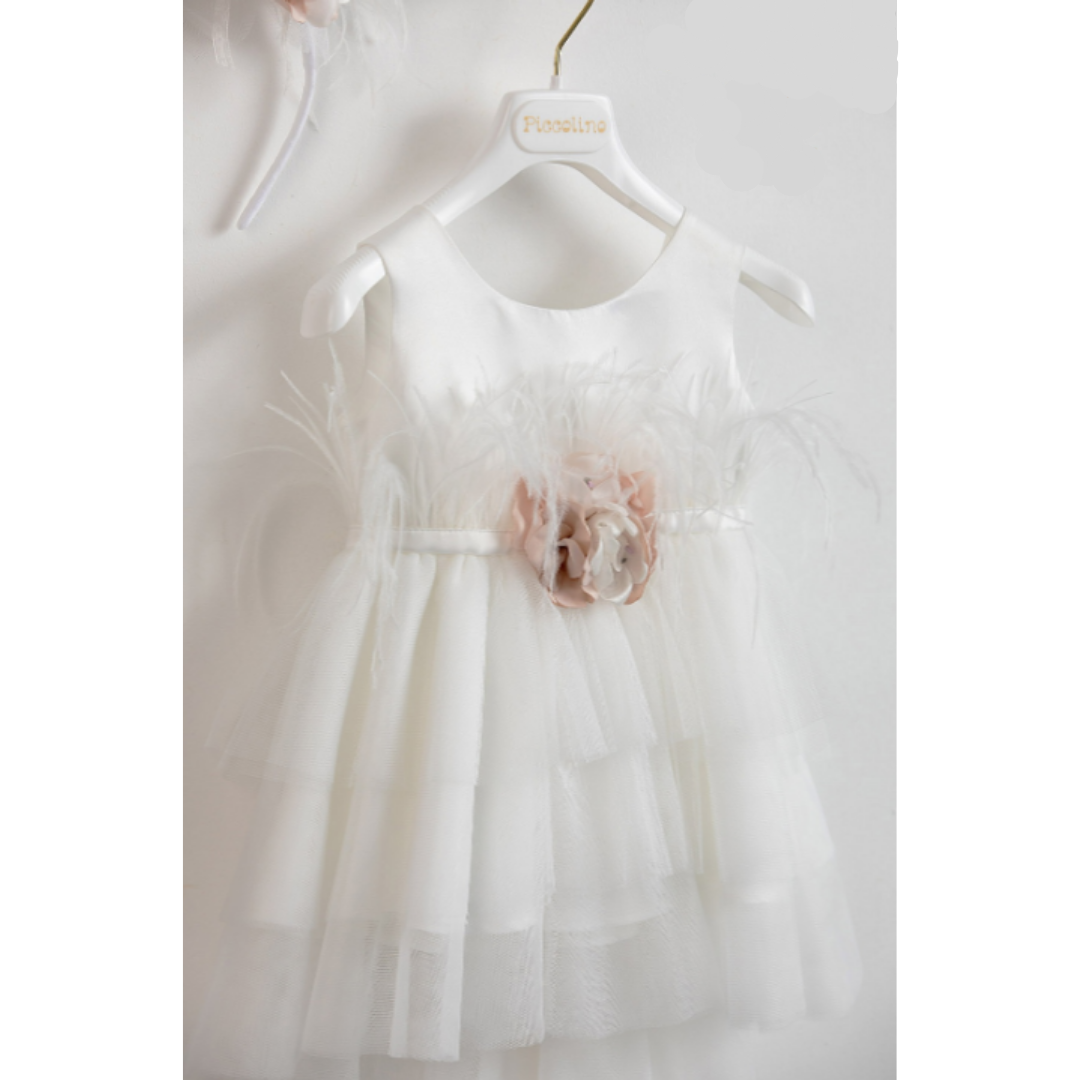 Girls Christening Dress - Code: Tiffany Ivory