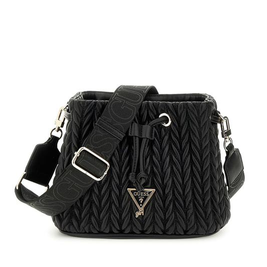 Guess - Black Stylish Leather Bag