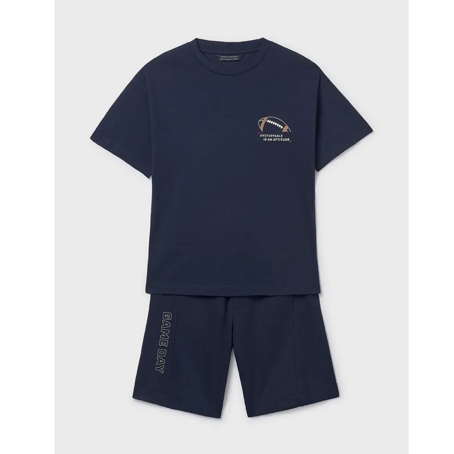 Mayoral - Baseball Blue Cotton Set