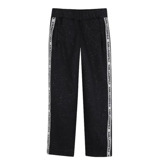 KARL LAGERFELD - Glittery Girls Cotton Pant