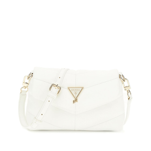 Guess - White Classic Leather Bag