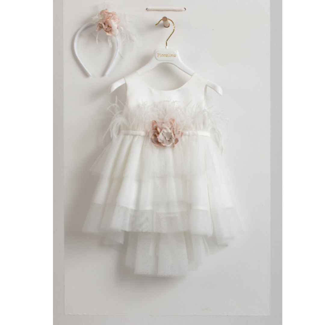 Girls Christening Dress - Code: Tiffany Ivory