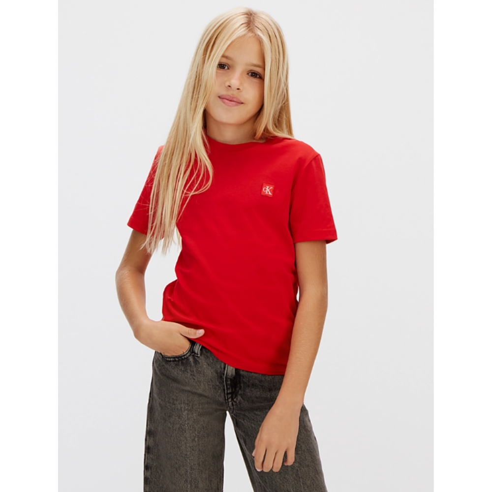 Calvin Klein - Red Unisex Small Logo Top