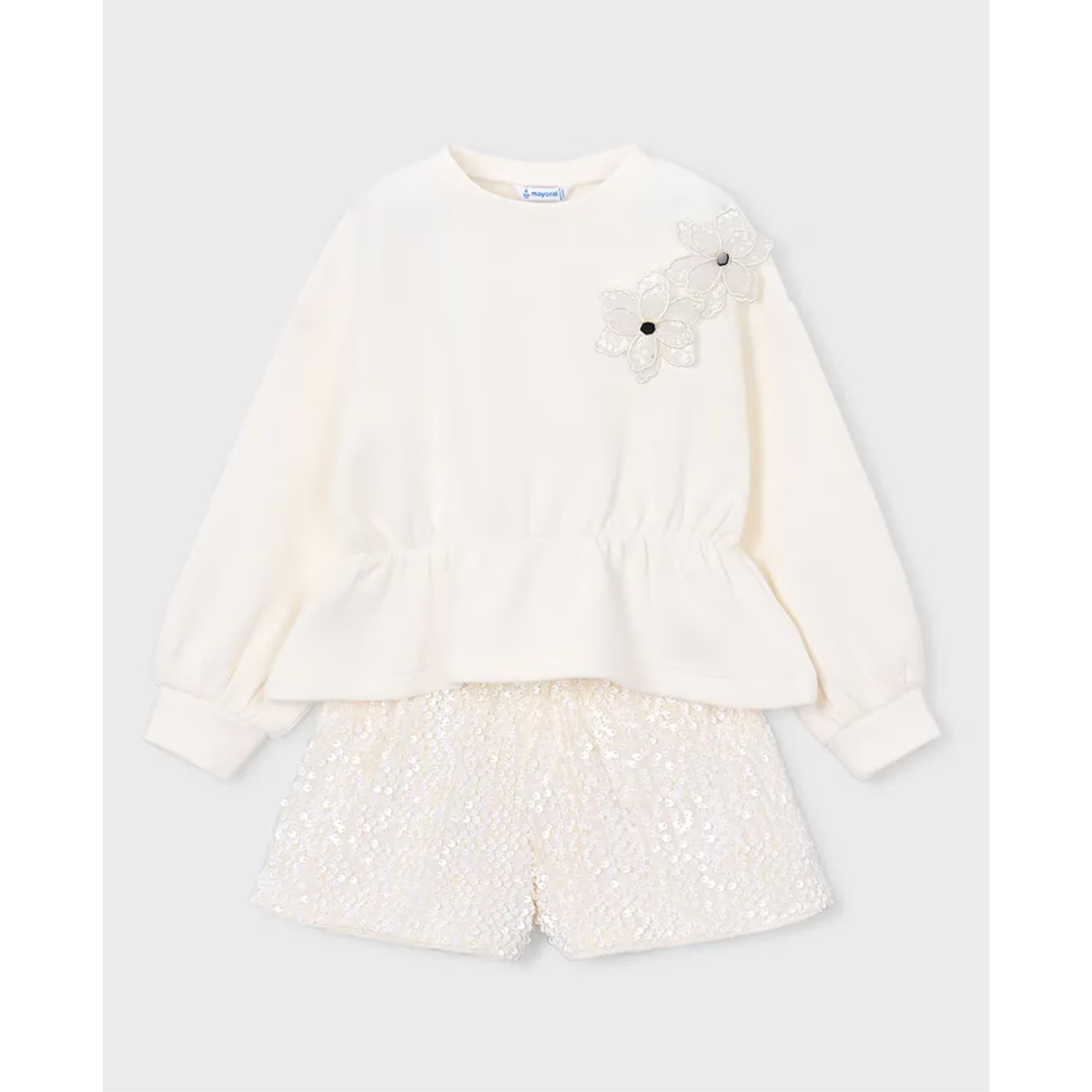 Mayoral - Shiny White Formal Set