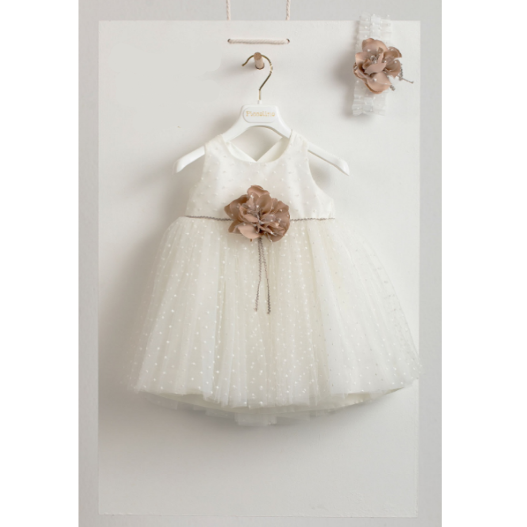 Girls Christening Dress - Code: Jolanda Ivory