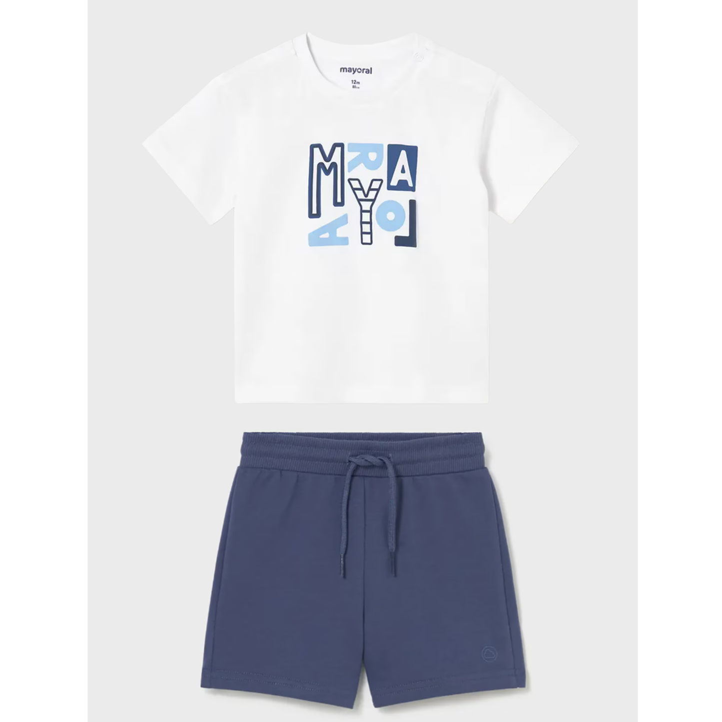 Mayoral - Basic Blue Cotton Set