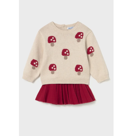 Mayoral - Mushroom Jumper & Skirt