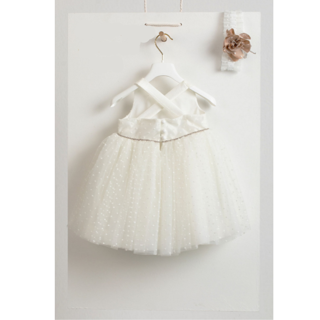 Girls Christening Dress - Code: Jolanda Ivory