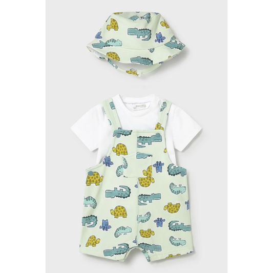 Mayoral - Crocodiles One Piece Set with Hat
