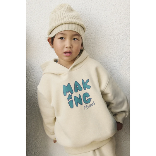 Mayoral - Oversized Hoodie Ivory Set