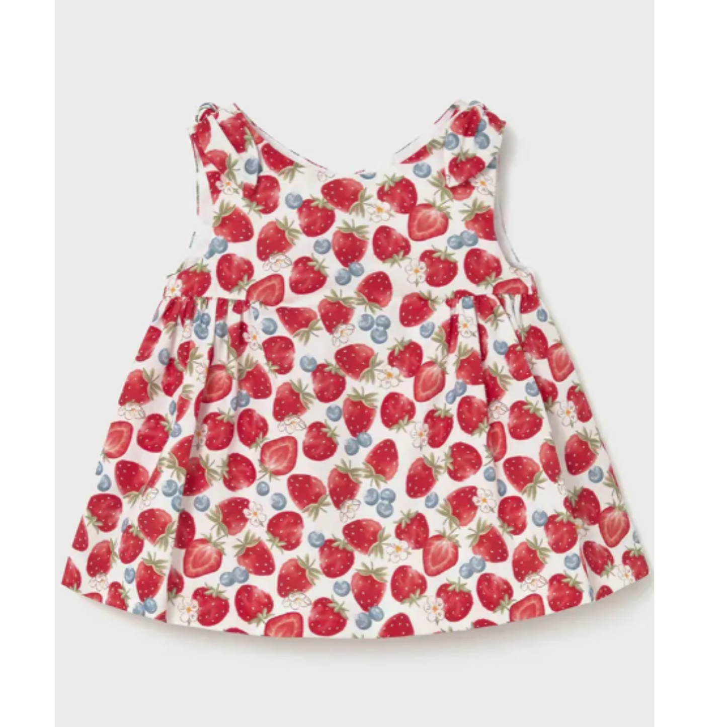 Mayoral - Strawberries Baby Girls Dress