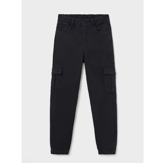 Mayoral - Black Cargo Trouser