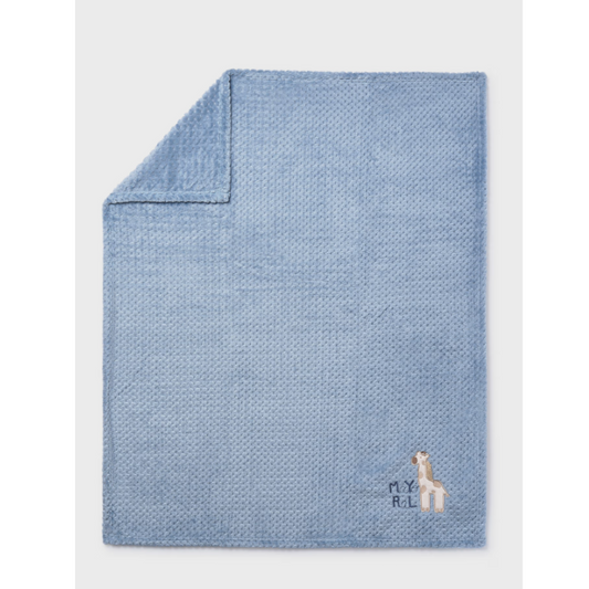 Mayoral - Baby Fur Blue Blanket
