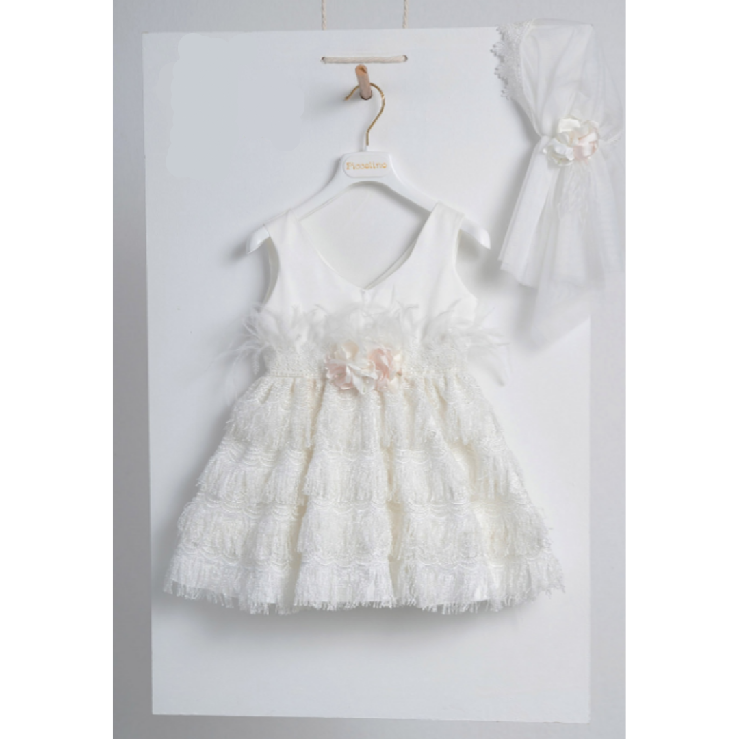 Girls Christening Dress - Code: Lilla Ivory