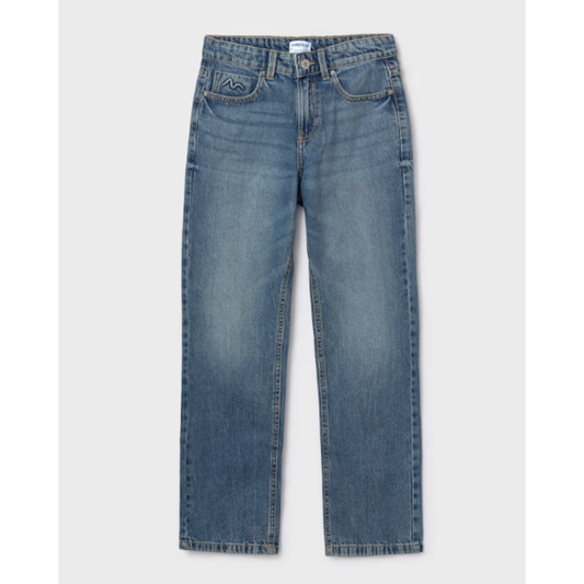Mayoral - Girls Blue Dad Jeans