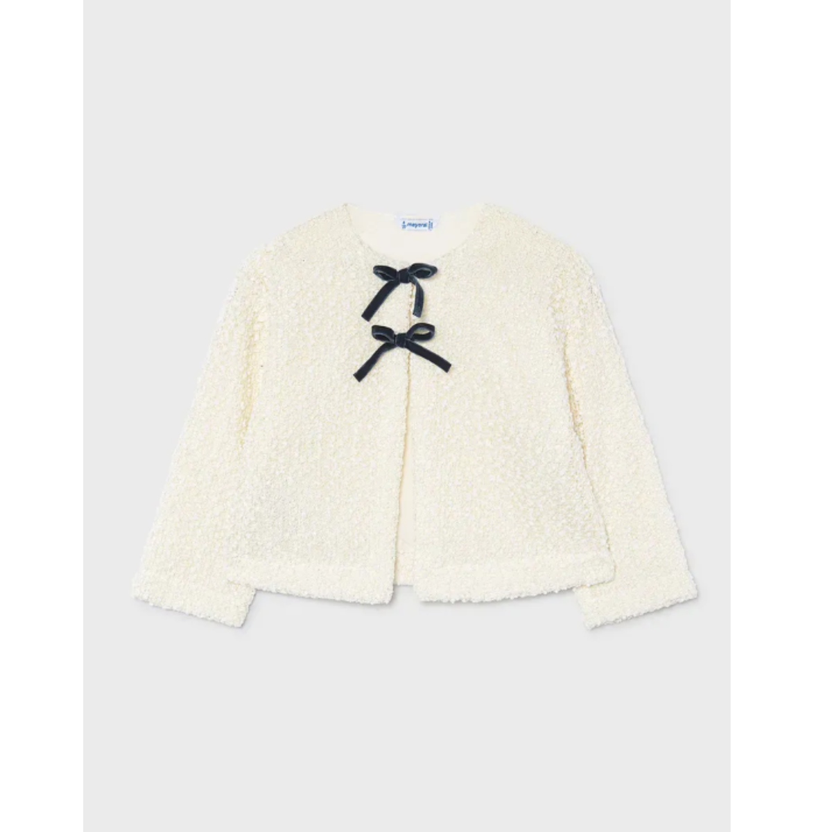 Mayoral - Cardigan & Black Velour Trouser