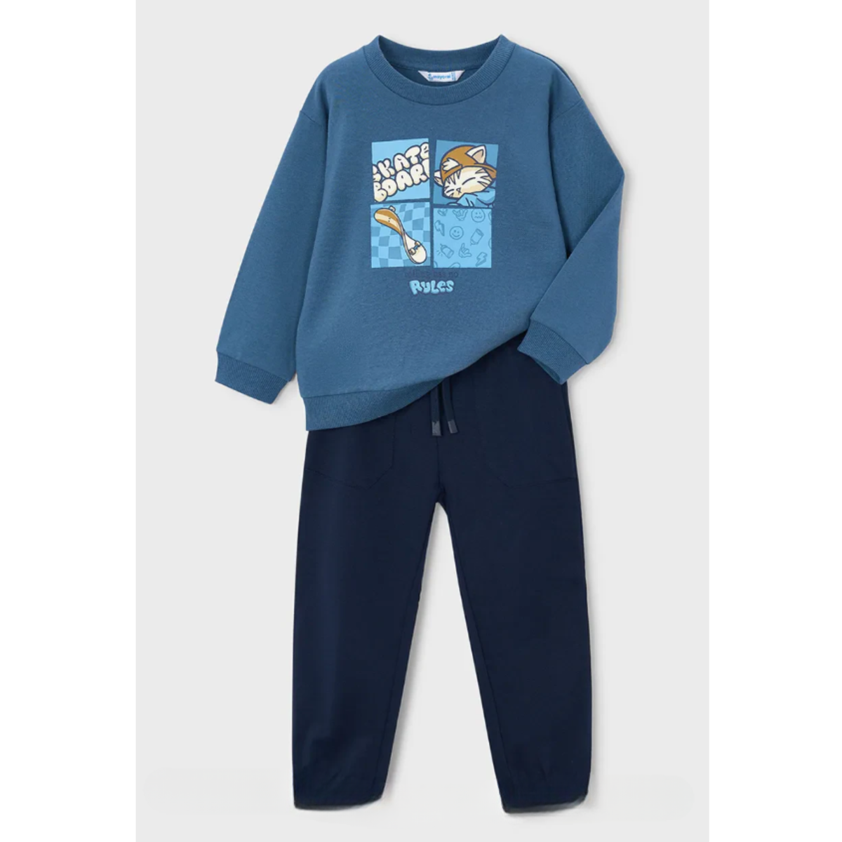 Mayoral - Blue Skate Board Set